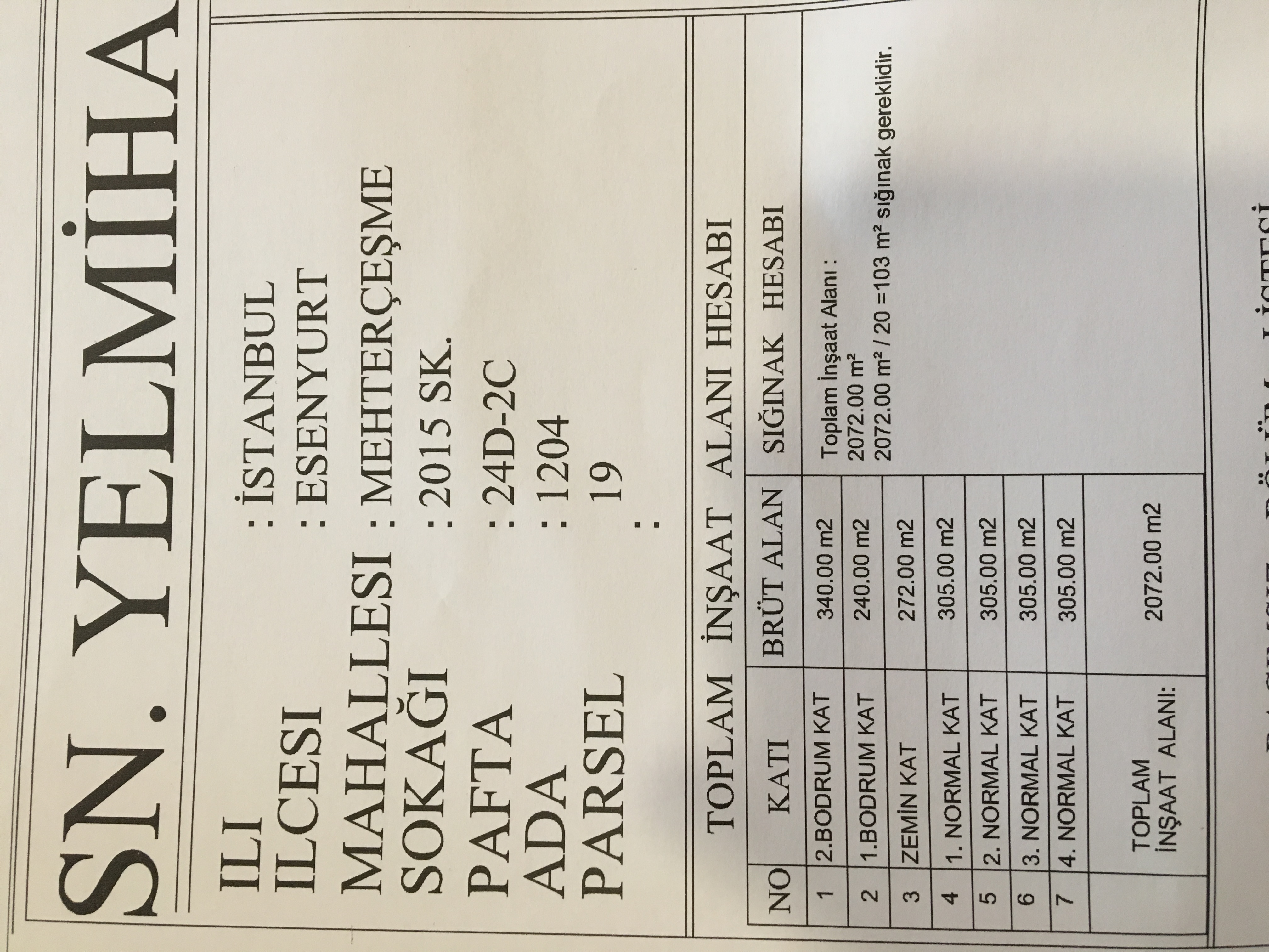 Satılık İstanbul / ESENYURT / MEHTERÇEŞME MAH