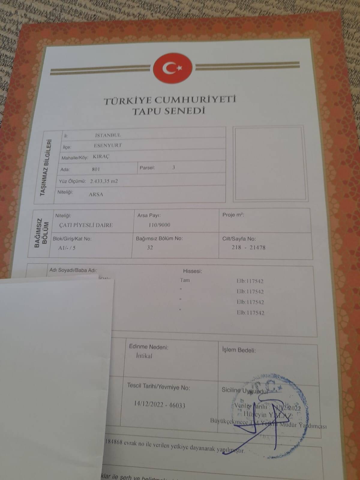 Satılık Dublex, İstanbul / ESENYURT / PİRİREİS